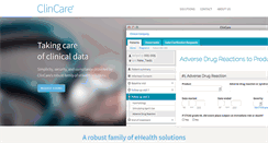 Desktop Screenshot of clincare.com